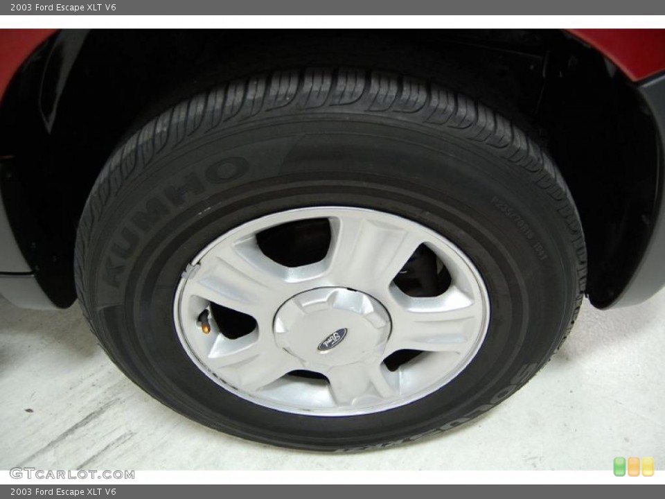 2003 Ford Escape XLT V6 Wheel and Tire Photo #38150604