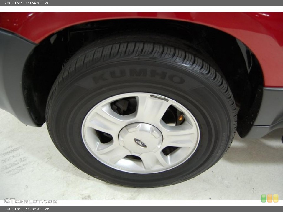 2003 Ford Escape XLT V6 Wheel and Tire Photo #38150724