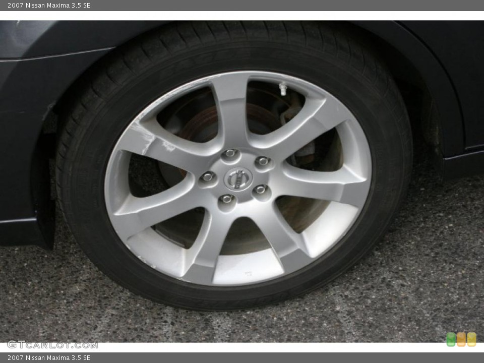 2007 Nissan Maxima 3.5 SE Wheel and Tire Photo #38152160