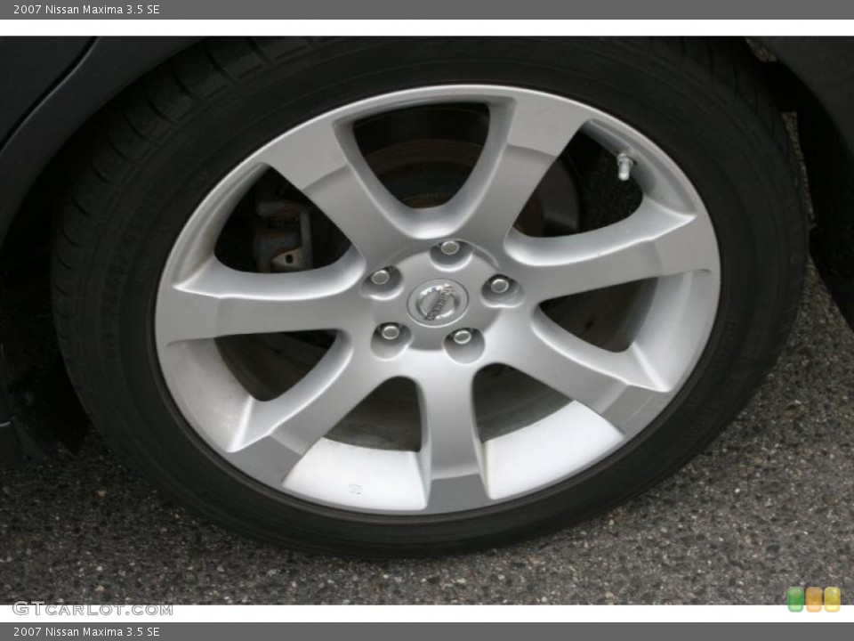 2007 Nissan Maxima 3.5 SE Wheel and Tire Photo #38152176