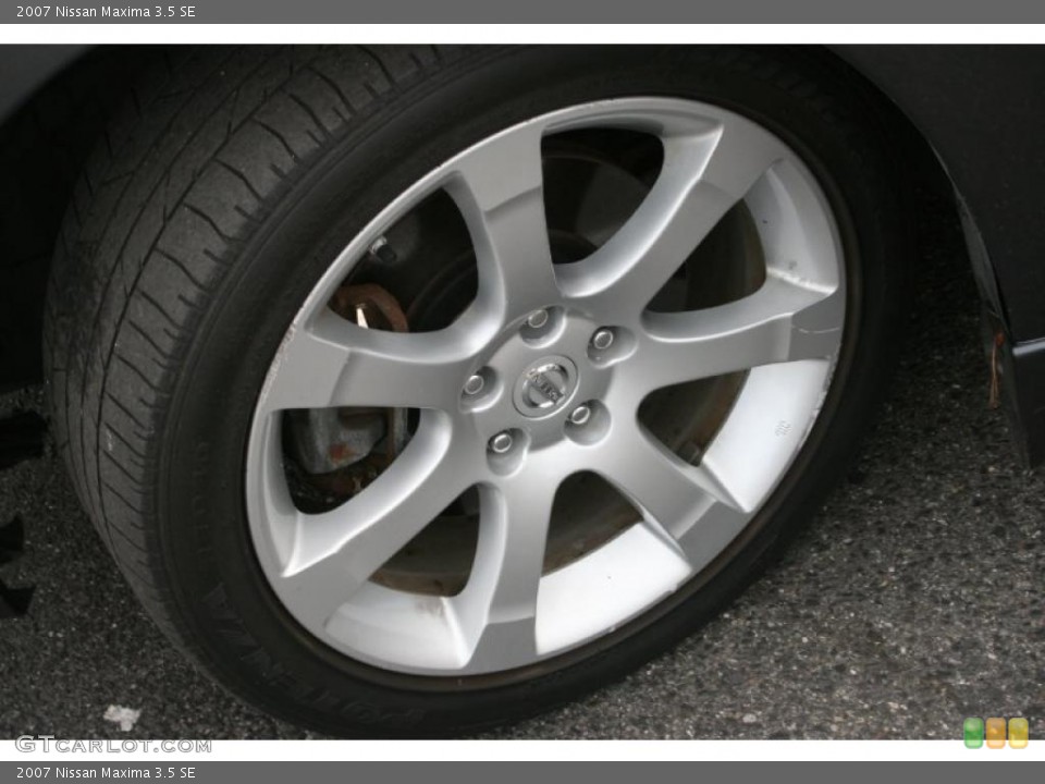 2007 Nissan Maxima 3.5 SE Wheel and Tire Photo #38152188