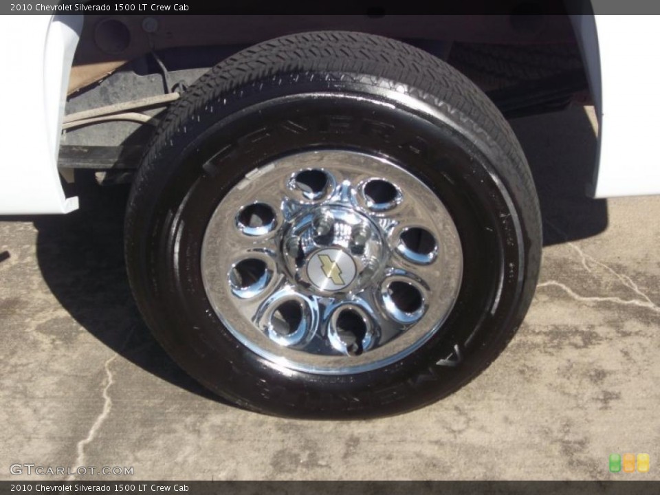 2010 Chevrolet Silverado 1500 LT Crew Cab Wheel and Tire Photo #38152889