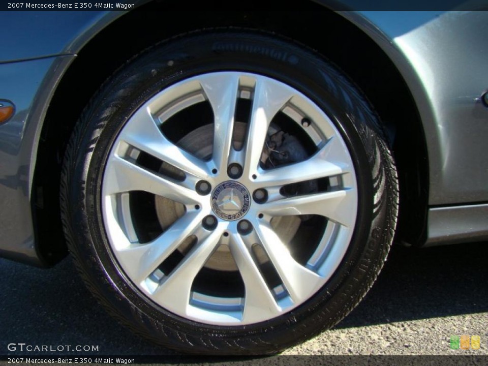 2007 Mercedes-Benz E 350 4Matic Wagon Wheel and Tire Photo #38156101