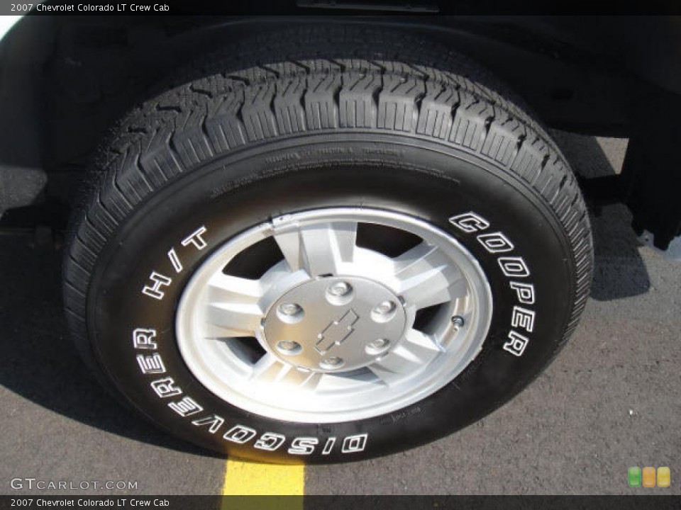 2007 Chevrolet Colorado LT Crew Cab Wheel and Tire Photo #38159677