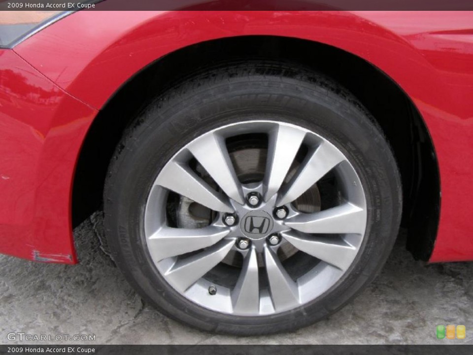 2009 Honda Accord EX Coupe Wheel and Tire Photo #38164066