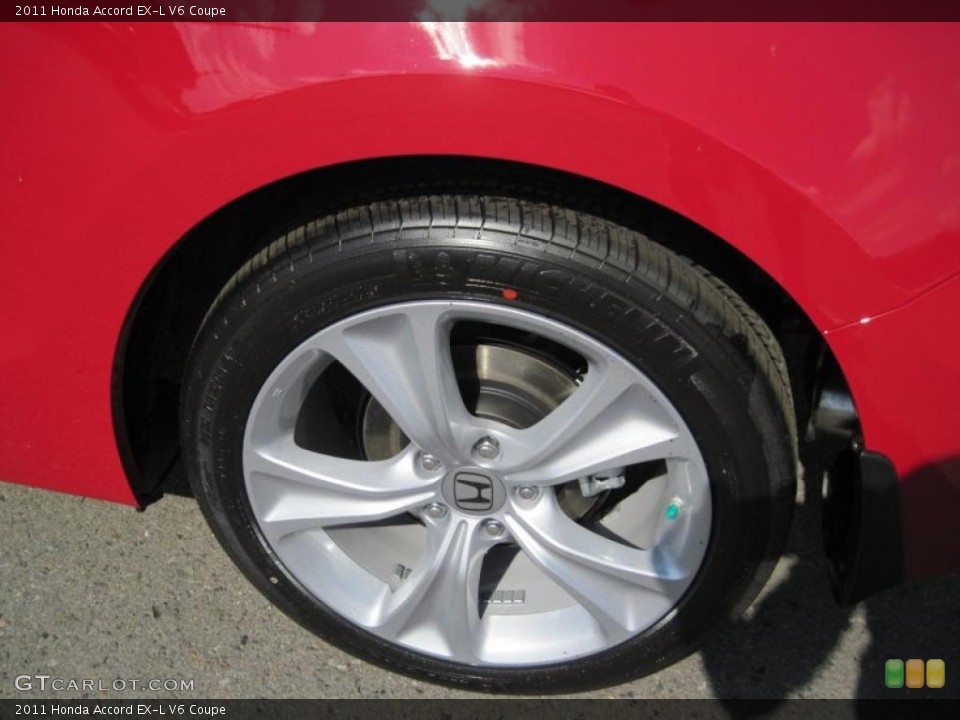 2011 Honda Accord EX-L V6 Coupe Wheel and Tire Photo #38168406