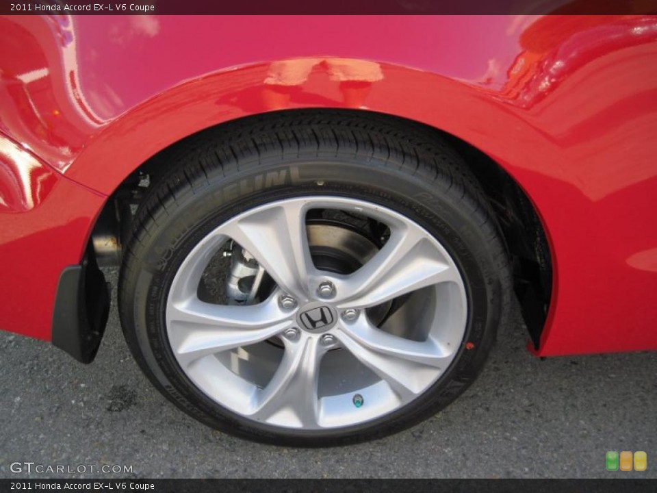 2011 Honda Accord EX-L V6 Coupe Wheel and Tire Photo #38168410
