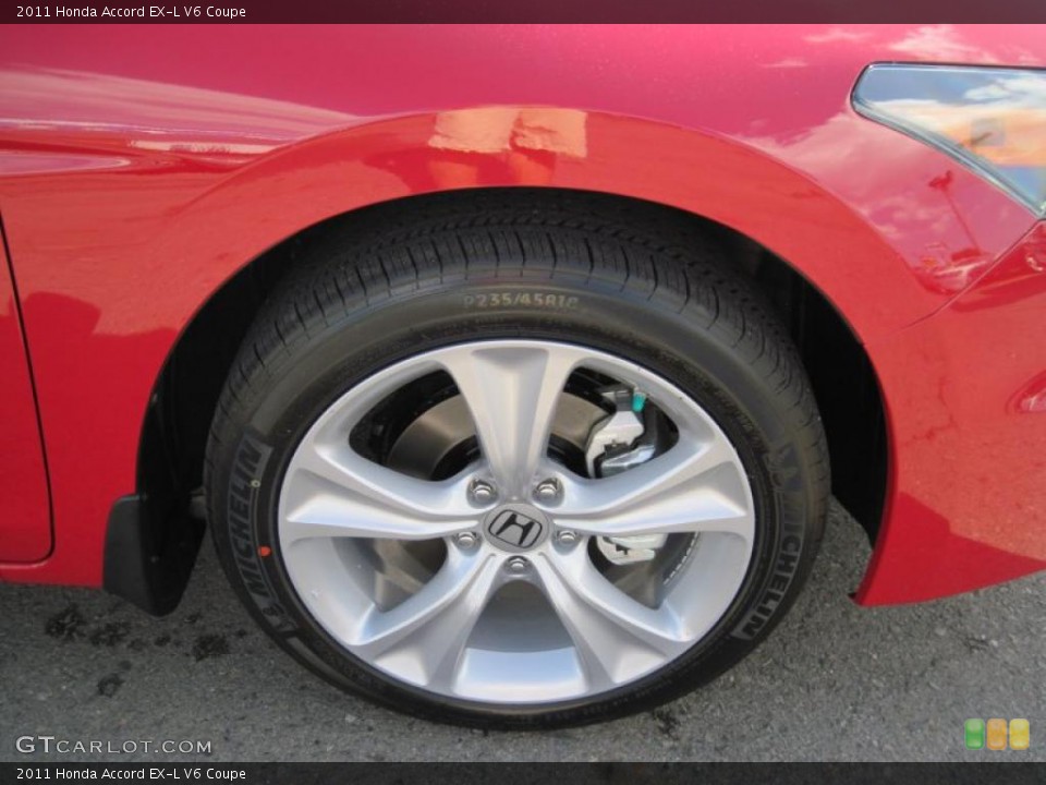 2011 Honda Accord EX-L V6 Coupe Wheel and Tire Photo #38168414