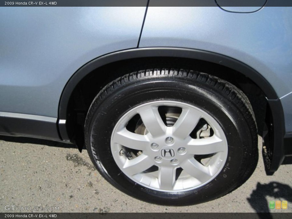 2009 Honda CR-V EX-L 4WD Wheel and Tire Photo #38168466