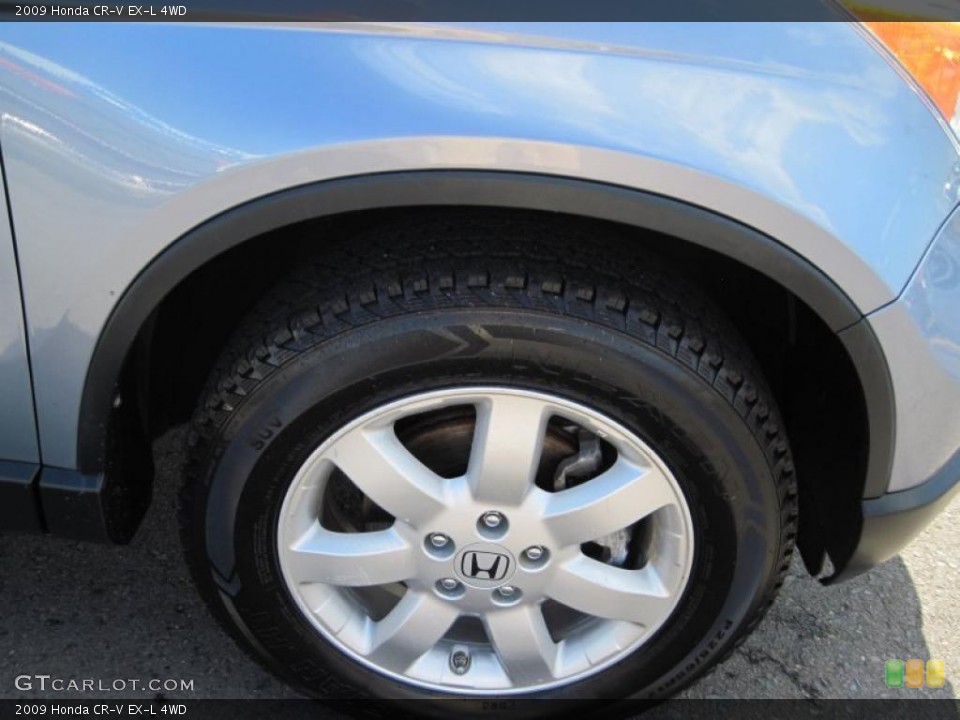 2009 Honda CR-V EX-L 4WD Wheel and Tire Photo #38168474