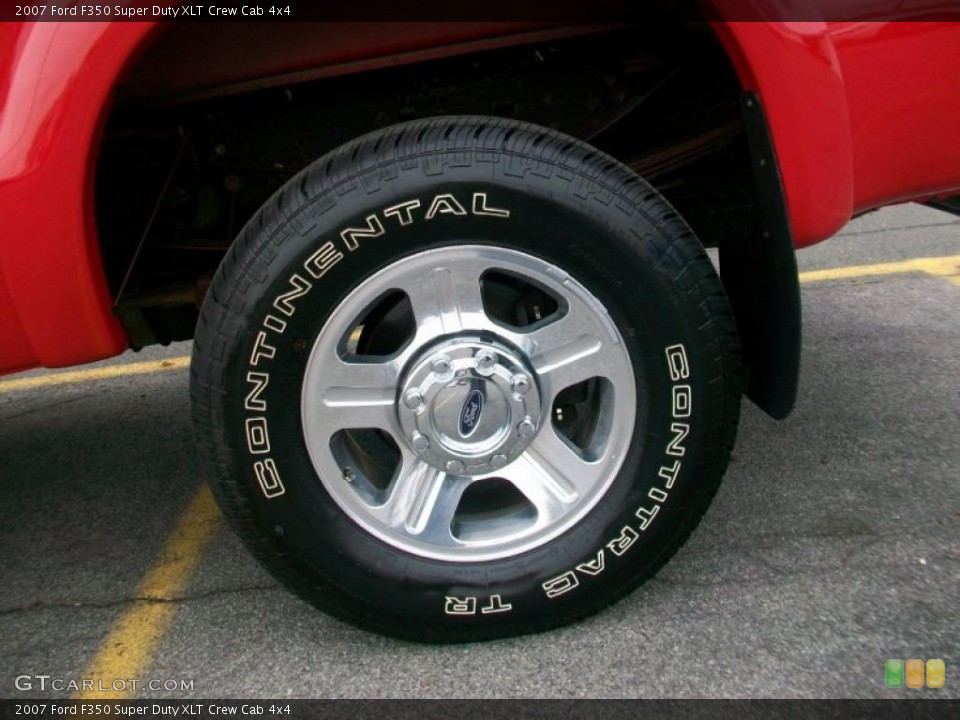 2007 Ford F350 Super Duty XLT Crew Cab 4x4 Wheel and Tire Photo #38174060