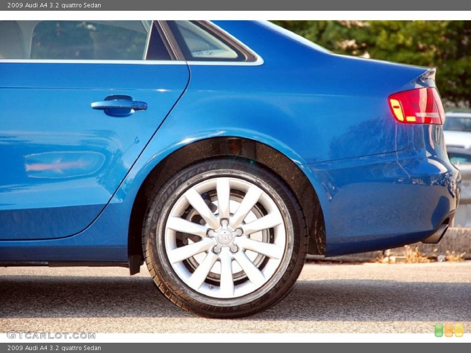 2009 Audi A4 3.2 quattro Sedan Wheel and Tire Photo #38177368