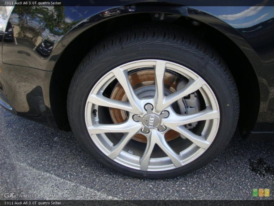 2011 Audi A6 3.0T quattro Sedan Wheel and Tire Photo #38183156
