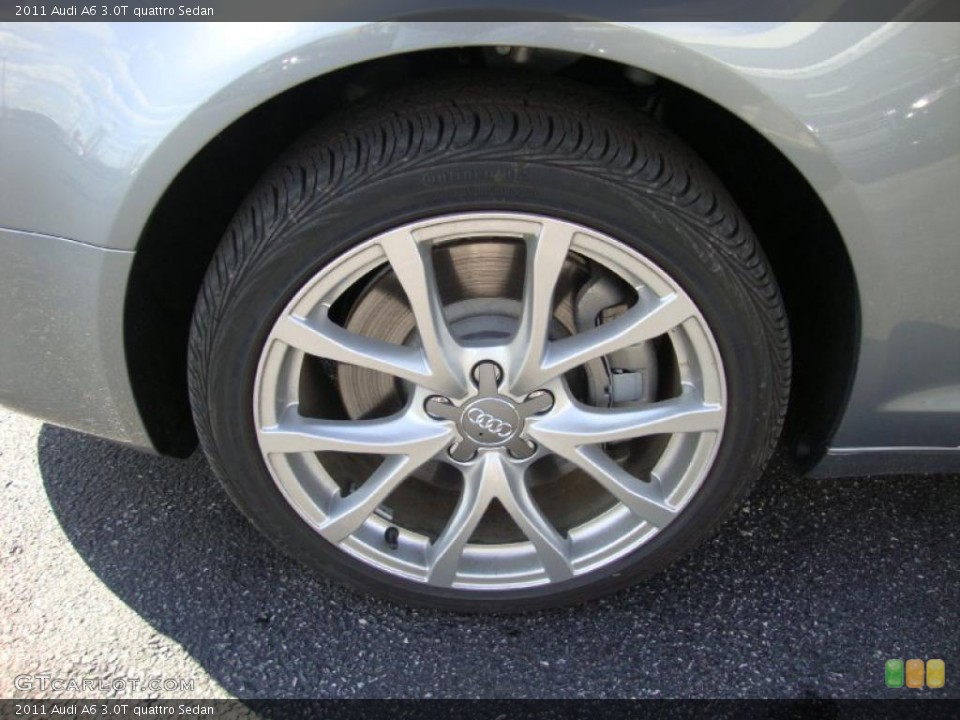 2011 Audi A6 3.0T quattro Sedan Wheel and Tire Photo #38183752