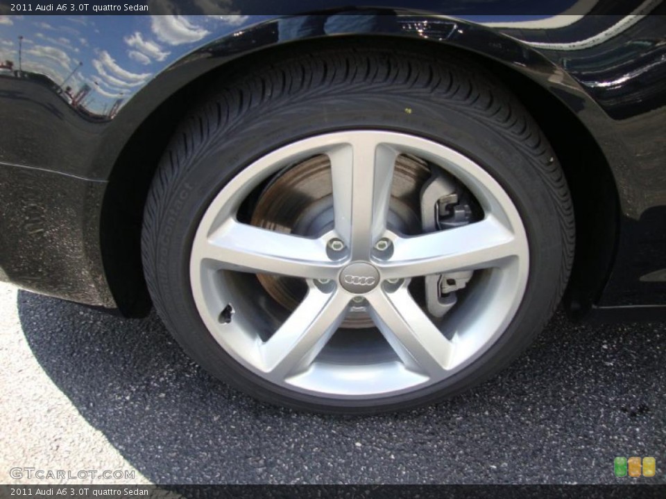 2011 Audi A6 3.0T quattro Sedan Wheel and Tire Photo #38186192