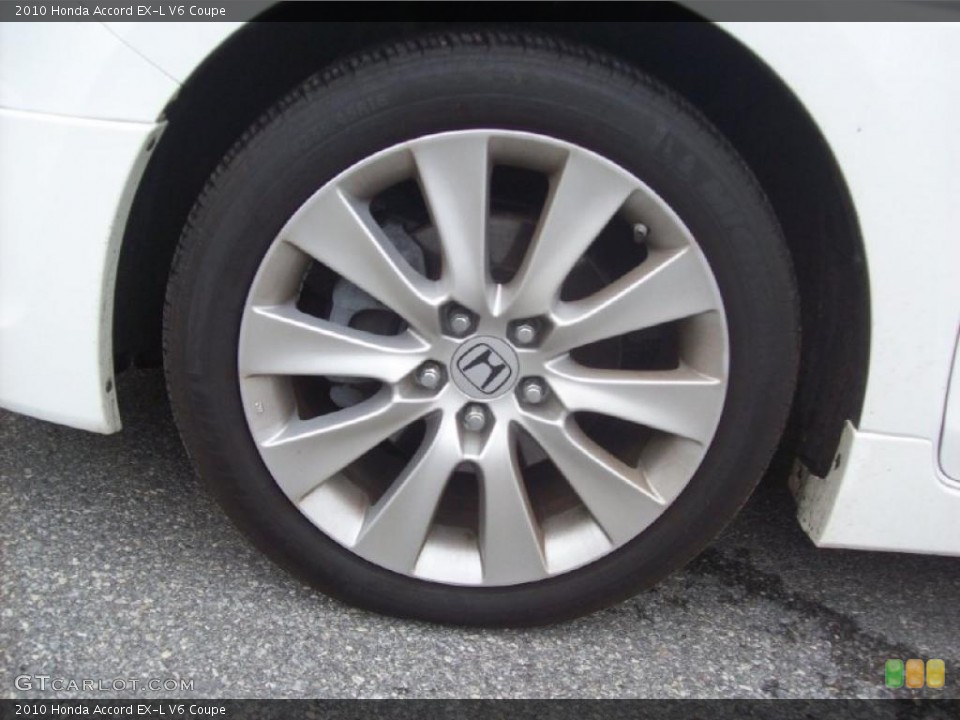 2010 Honda Accord EX-L V6 Coupe Wheel and Tire Photo #38186916