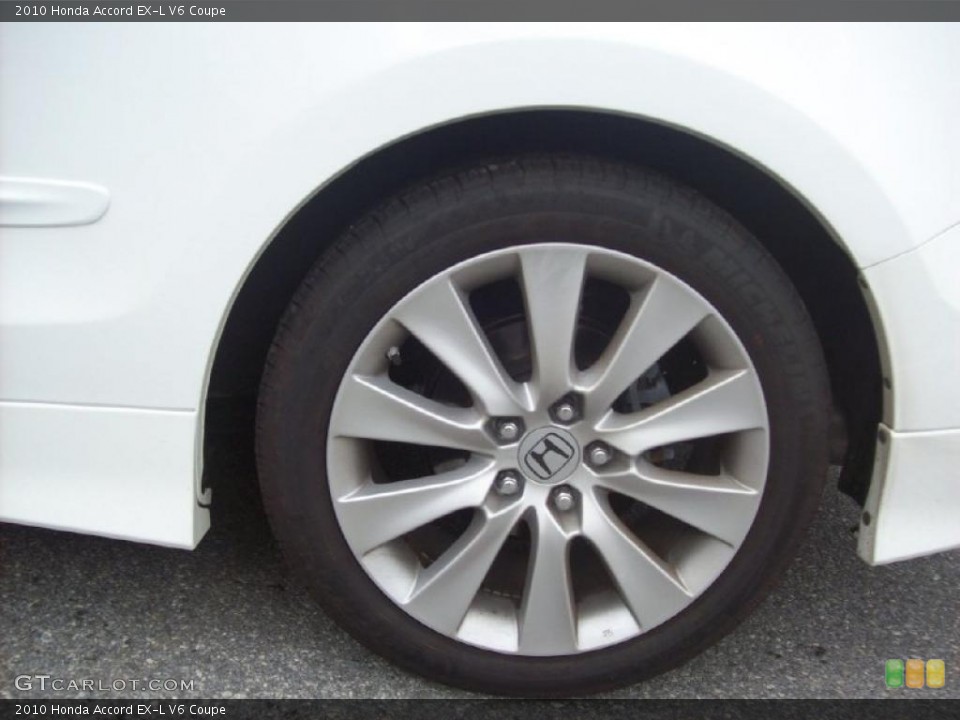 2010 Honda Accord EX-L V6 Coupe Wheel and Tire Photo #38186940