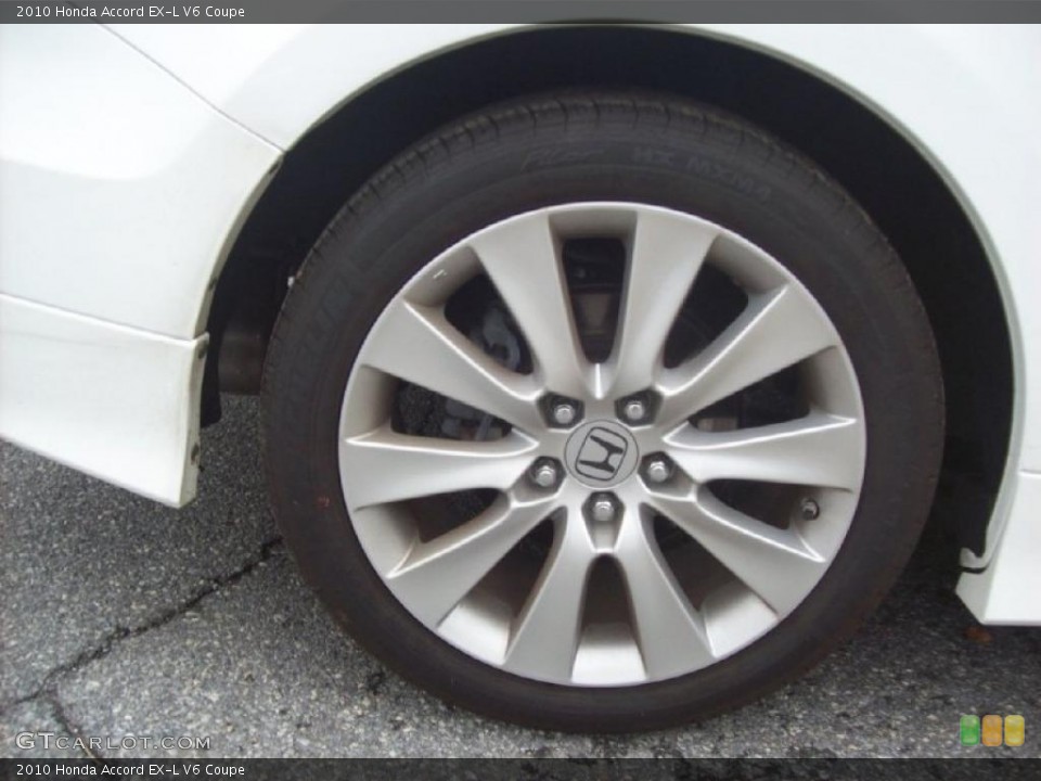 2010 Honda Accord EX-L V6 Coupe Wheel and Tire Photo #38186960