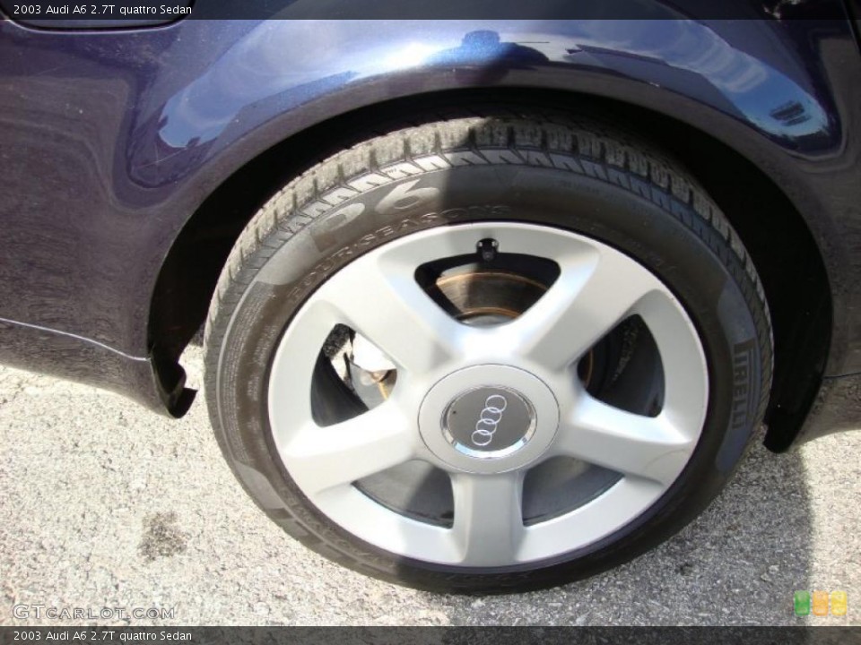 2003 Audi A6 2.7T quattro Sedan Wheel and Tire Photo #38188148