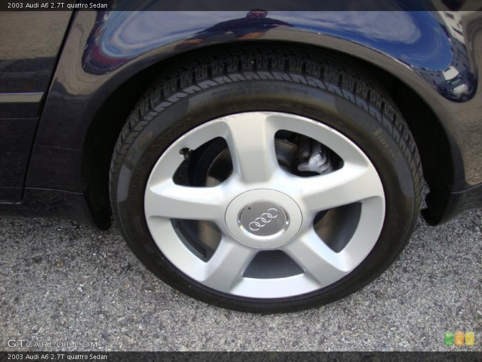 2003 Audi A6 2.7T quattro Sedan Wheel and Tire Photo #38188372