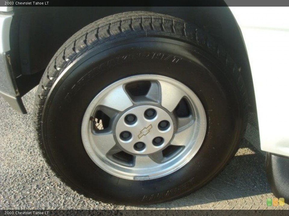 2003 Chevrolet Tahoe LT Wheel and Tire Photo #38198596