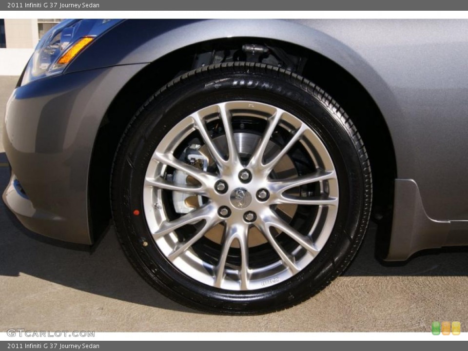 2011 Infiniti G 37 Journey Sedan Wheel and Tire Photo #38199536