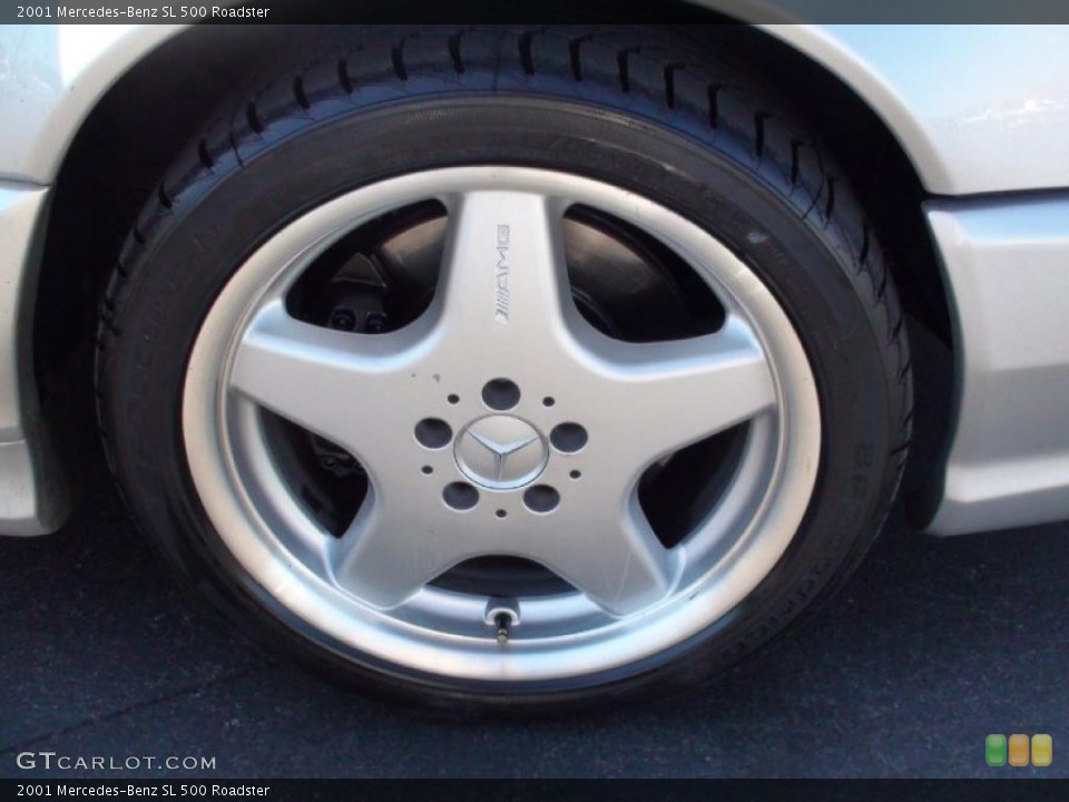 2001 Mercedes-Benz SL 500 Roadster Wheel and Tire Photo #38200212