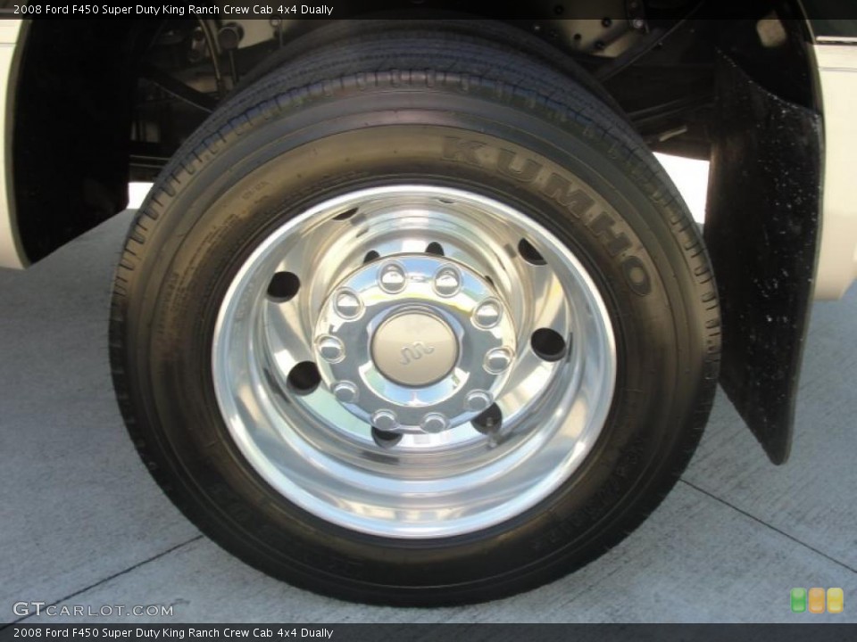 2008 Ford F450 Super Duty King Ranch Crew Cab 4x4 Dually Wheel and Tire Photo #38200632
