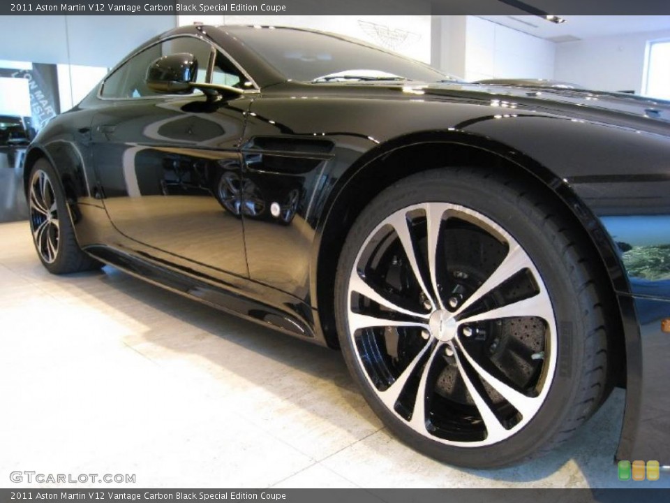 2011 Aston Martin V12 Vantage Carbon Black Special Edition Coupe Wheel and Tire Photo #38202956