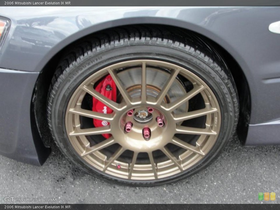 2006 Mitsubishi Lancer Evolution IX MR Wheel and Tire Photo #38204044
