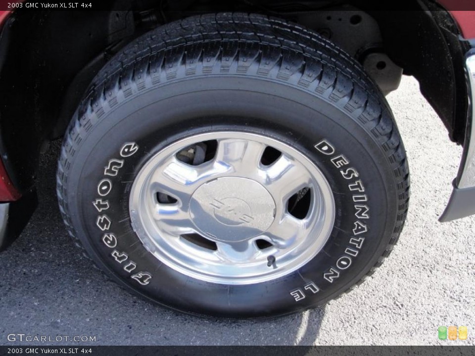 2003 GMC Yukon XL SLT 4x4 Wheel and Tire Photo #38204436