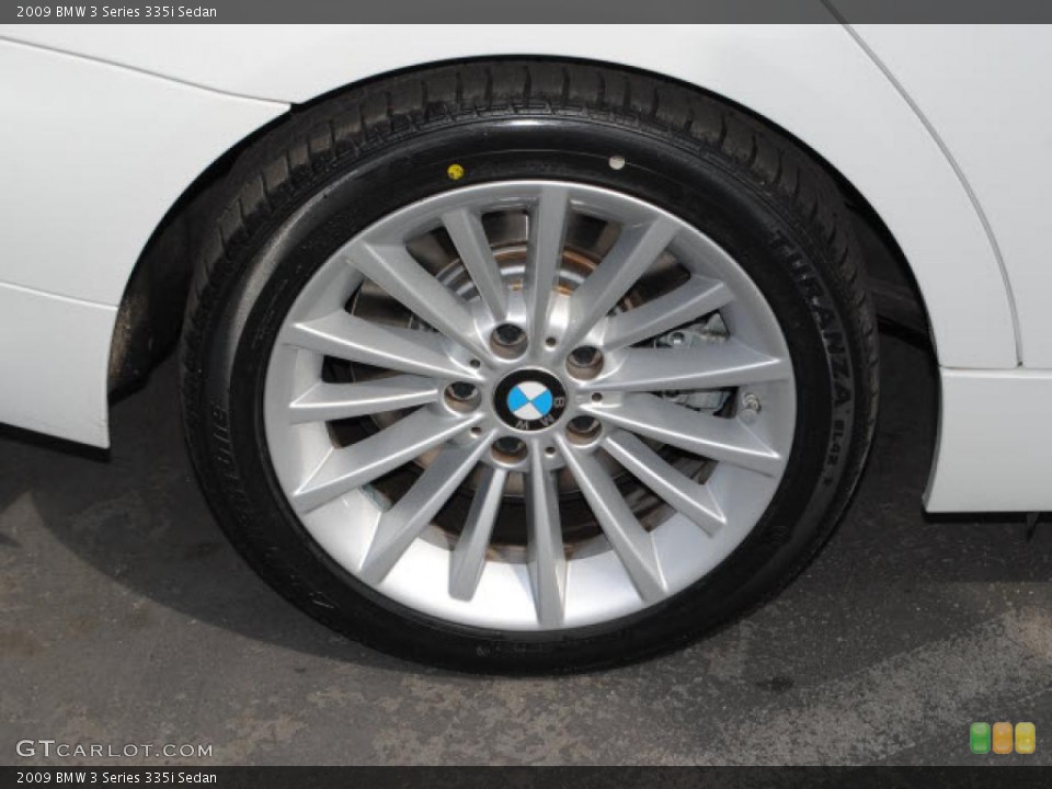 2009 BMW 3 Series 335i Sedan Wheel and Tire Photo #38205368