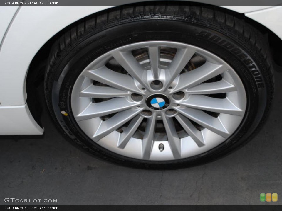 2009 BMW 3 Series 335i Sedan Wheel and Tire Photo #38205420