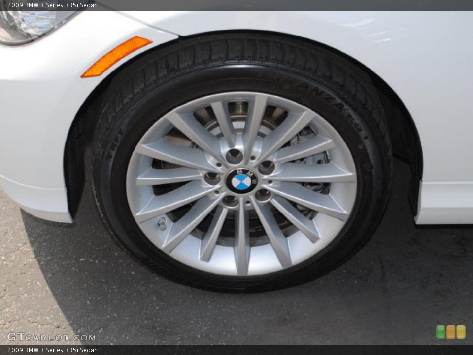 2009 BMW 3 Series 335i Sedan Wheel and Tire Photo #38205640