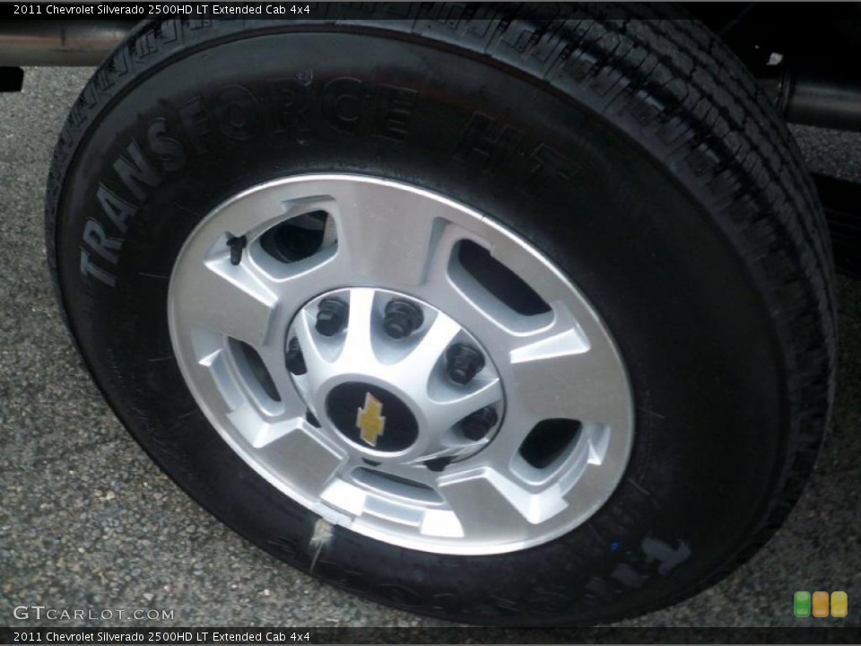 2011 Chevrolet Silverado 2500HD LT Extended Cab 4x4 Wheel and Tire Photo #38208228