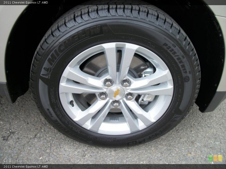 2011 Chevrolet Equinox LT AWD Wheel and Tire Photo #38209120