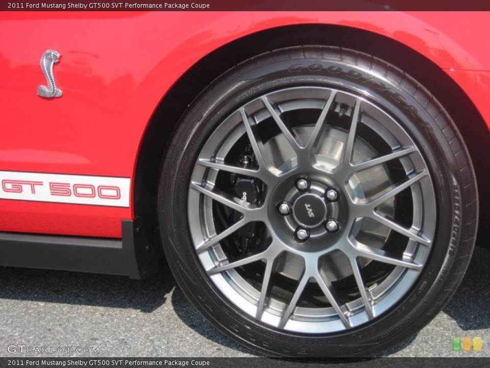 2011 Ford Mustang Shelby GT500 SVT Performance Package Coupe Wheel and Tire Photo #38209212