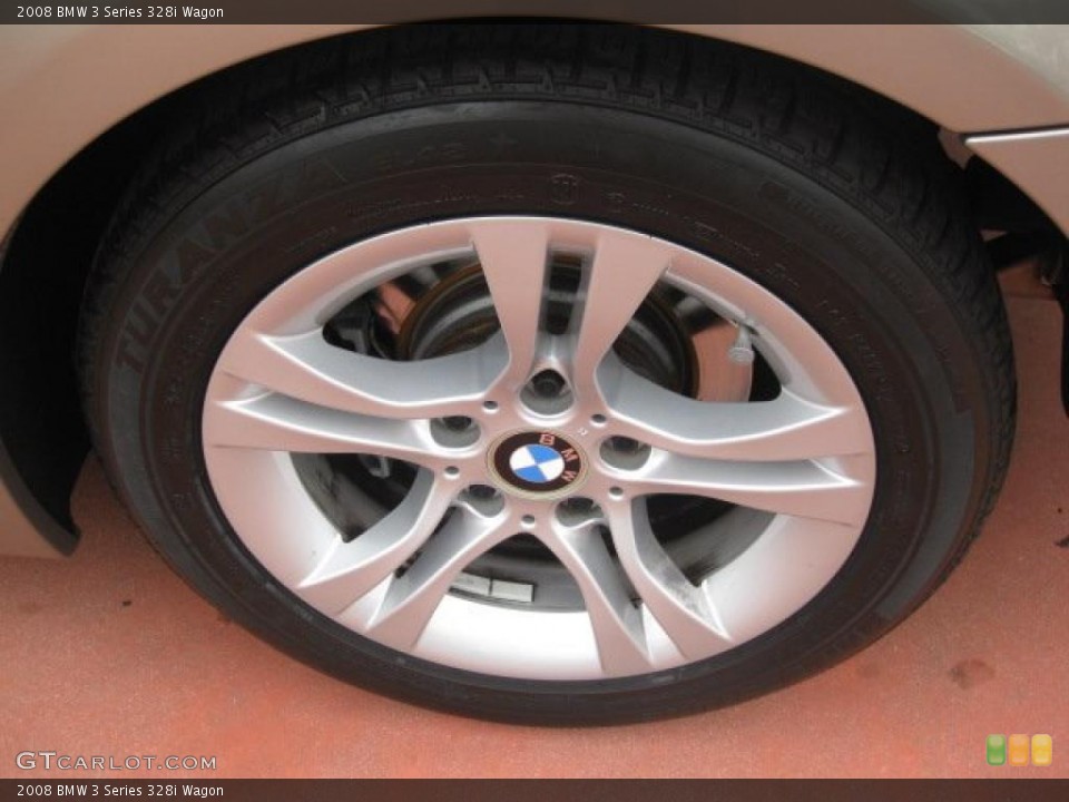 2008 BMW 3 Series 328i Wagon Wheel and Tire Photo #38212004