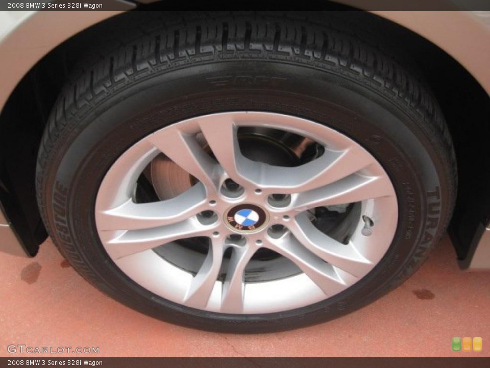 2008 BMW 3 Series 328i Wagon Wheel and Tire Photo #38212020