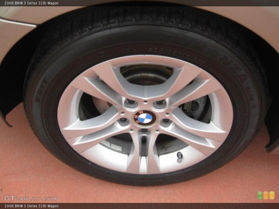 2008 BMW 3 Series 328i Wagon Wheel and Tire Photo #38212048