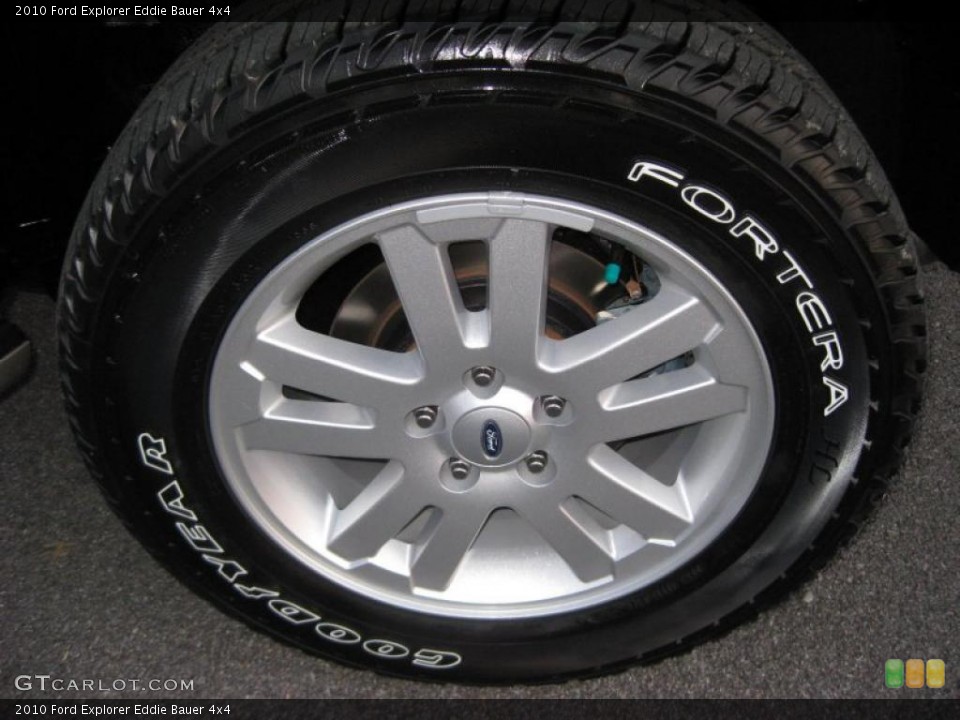 2010 Ford Explorer Eddie Bauer 4x4 Wheel and Tire Photo #38212688