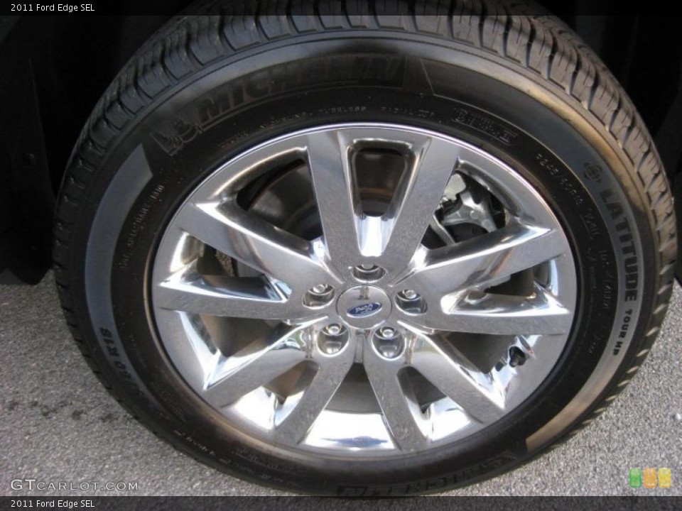 2011 Ford Edge SEL Wheel and Tire Photo #38217592