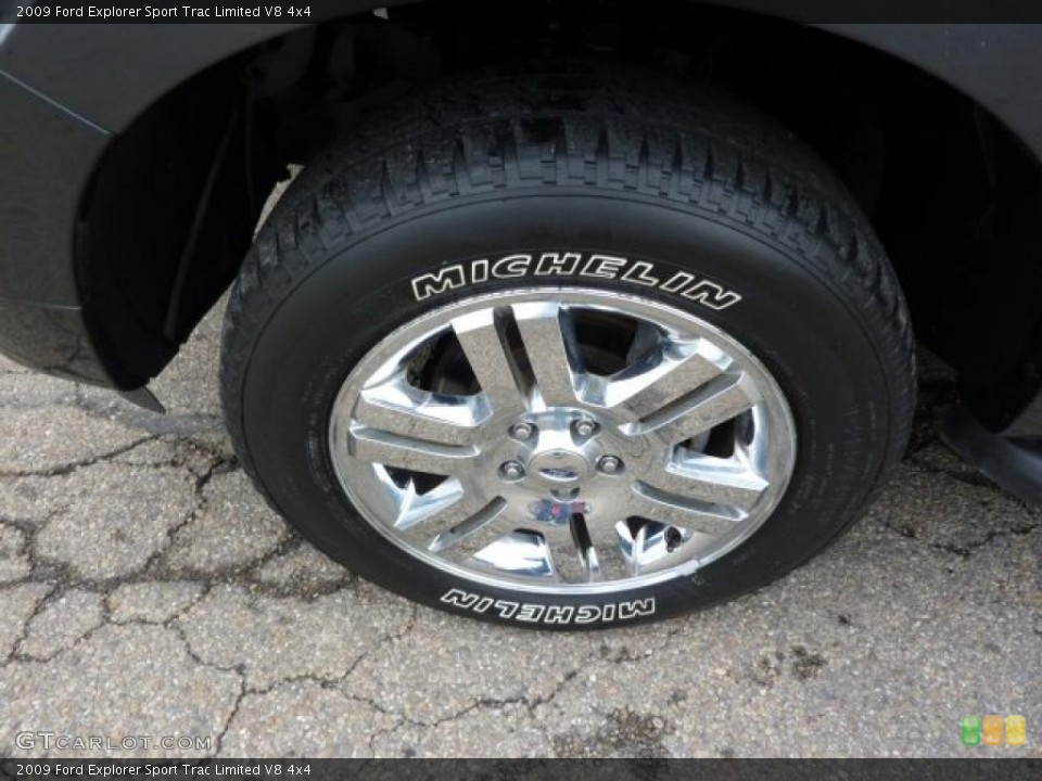 2009 Ford Explorer Sport Trac Limited V8 4x4 Wheel and Tire Photo #38220701