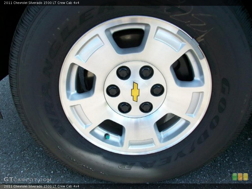 2011 Chevrolet Silverado 1500 LT Crew Cab 4x4 Wheel and Tire Photo #38226233