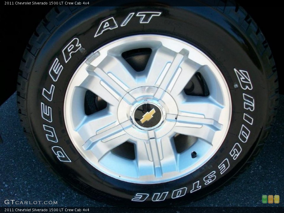 2011 Chevrolet Silverado 1500 LT Crew Cab 4x4 Wheel and Tire Photo #38226417