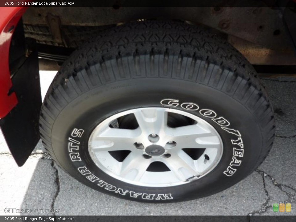 2005 Ford Ranger Edge SuperCab 4x4 Wheel and Tire Photo #38227699