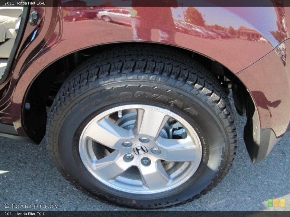 2011 Honda Pilot EX-L Wheel and Tire Photo #38235743