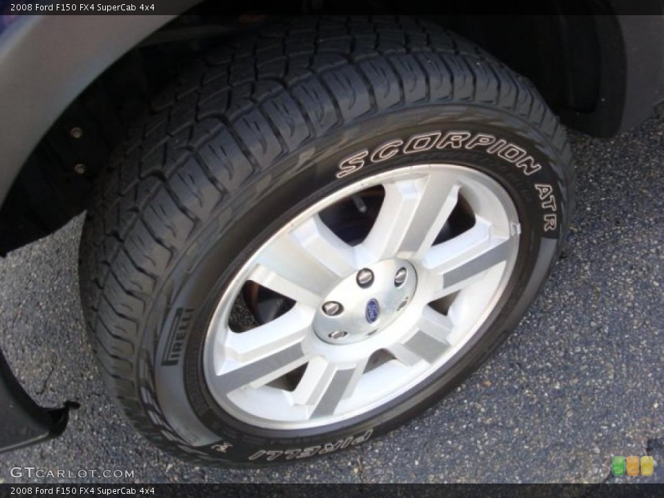 2008 Ford F150 FX4 SuperCab 4x4 Wheel and Tire Photo #38236755