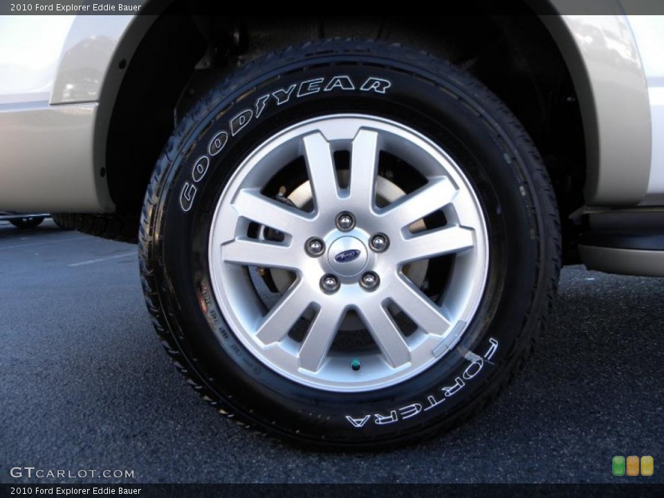 2010 Ford Explorer Eddie Bauer Wheel and Tire Photo #38238267