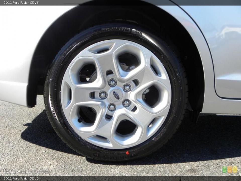 2011 Ford Fusion SE V6 Wheel and Tire Photo #38239139